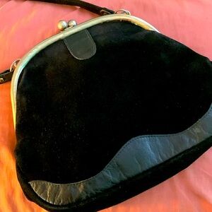 Daveys Suede leather Retro purse